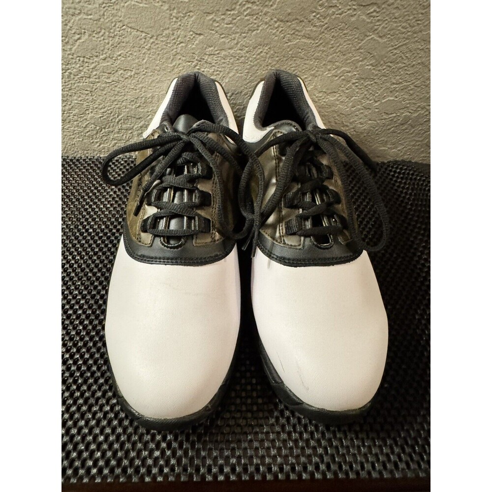 FootJoy FJ GreenJoys Golf Shoes 10 Men’s 45516 White Brown Black